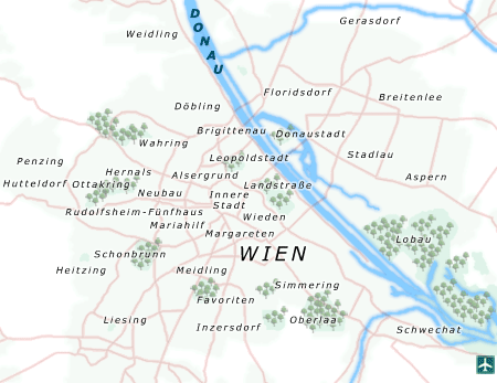 Wien Karte